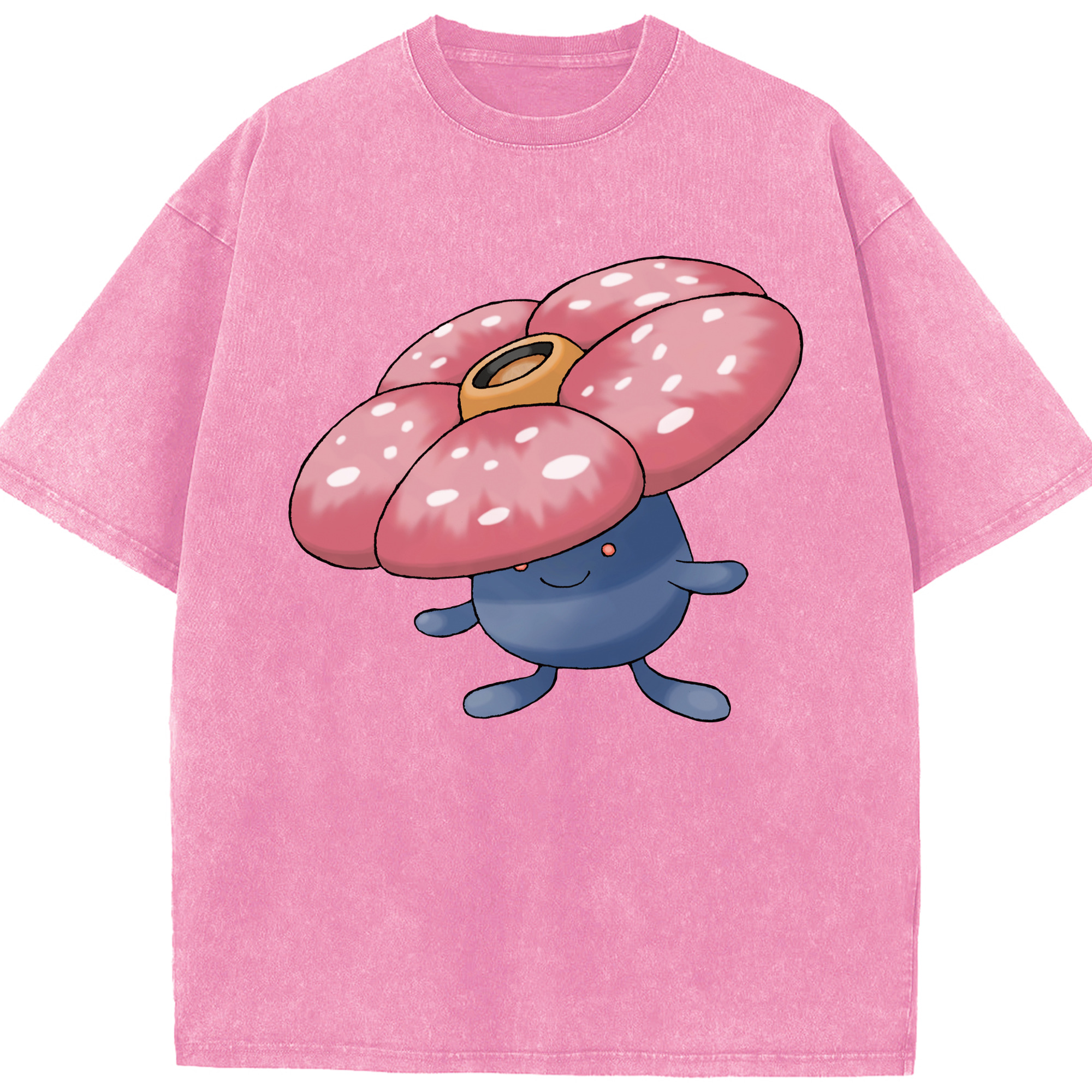 （画像用） ポケットモンスター Pokémon 綿100% ヴィンテージ風 半袖Tシャツ（フロントプリント）